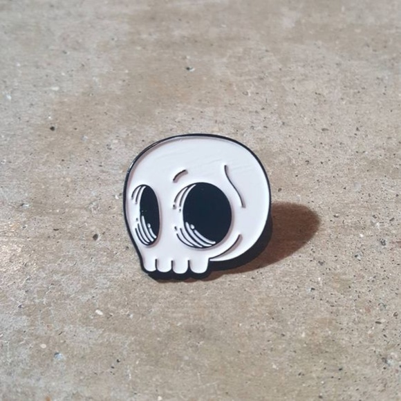 Urban Outfitters Accessories - Cute Little Skull Anime Enamel Pins